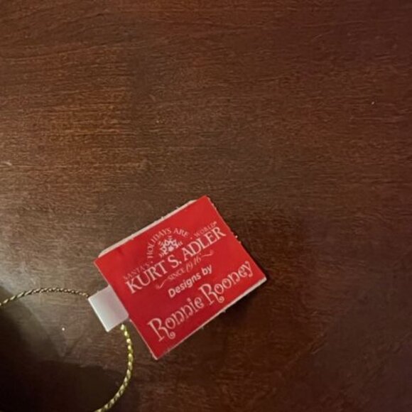 Shih Tzu Hand-Painted Christmas Ornaments Set Of 2 By Kurt Adler dog lovers - Picture 2 of 5